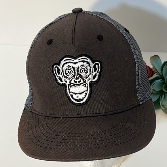 Monkey Sport Pepper Foster Mens Snap Back Cap O/S - Picture 7 of 12